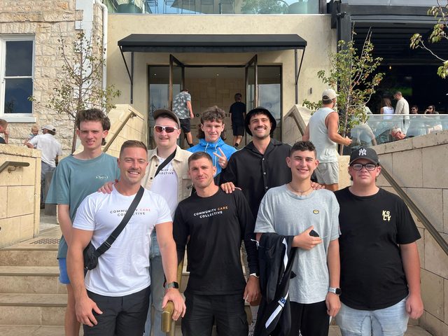 FCA Reports Australia team members with NDIS participants in the community